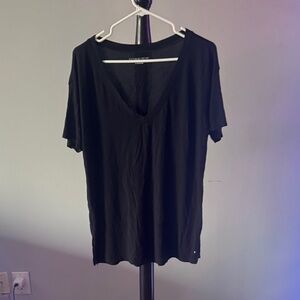Victoria's Secret Black Short Sleeve Tee